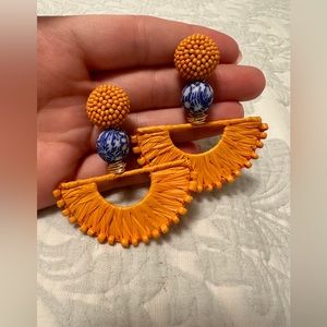 NWOT, boutique hand made earrings, a statement!